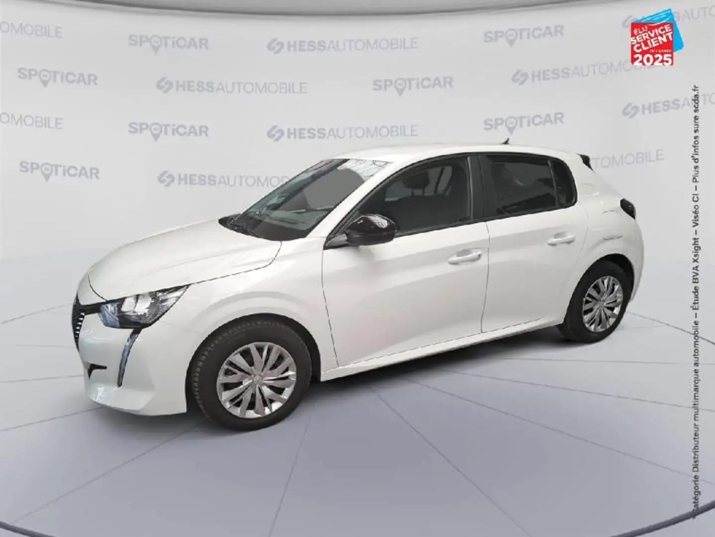 Peugeot 208 1.5 BlueHDi 100ch S/S Active Blanc - 1