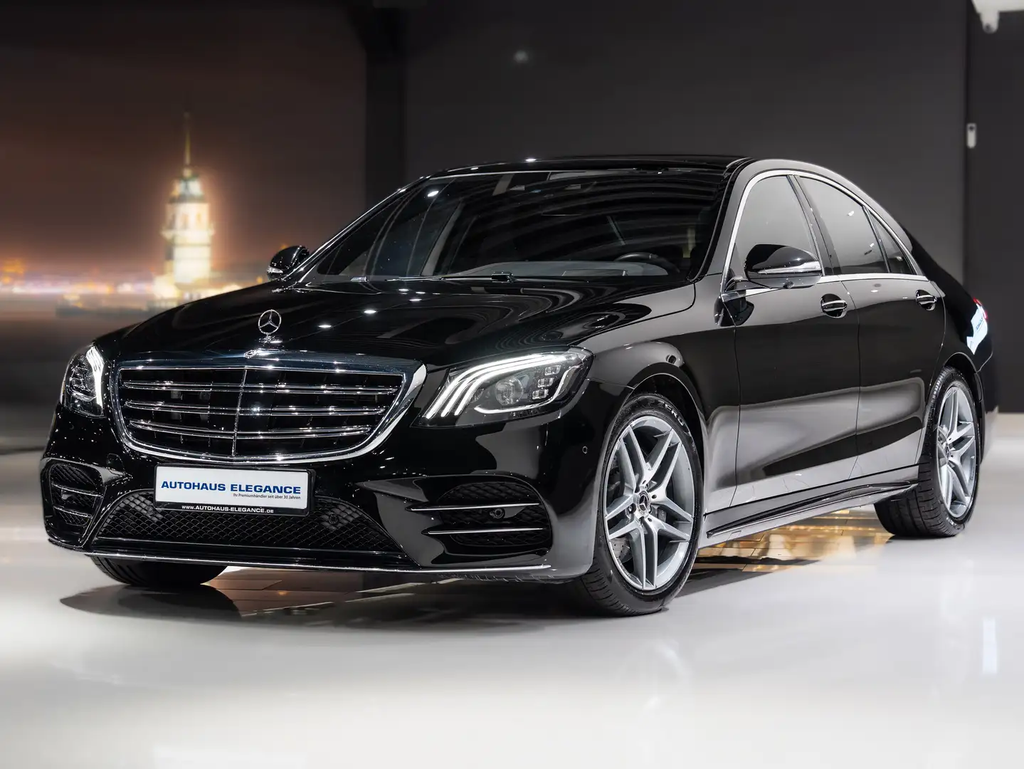 Mercedes-Benz S 450 *CHAUFFEUR-PAKET*AMG-LINE*MASSAGE*HUP*BURM* Schwarz - 1