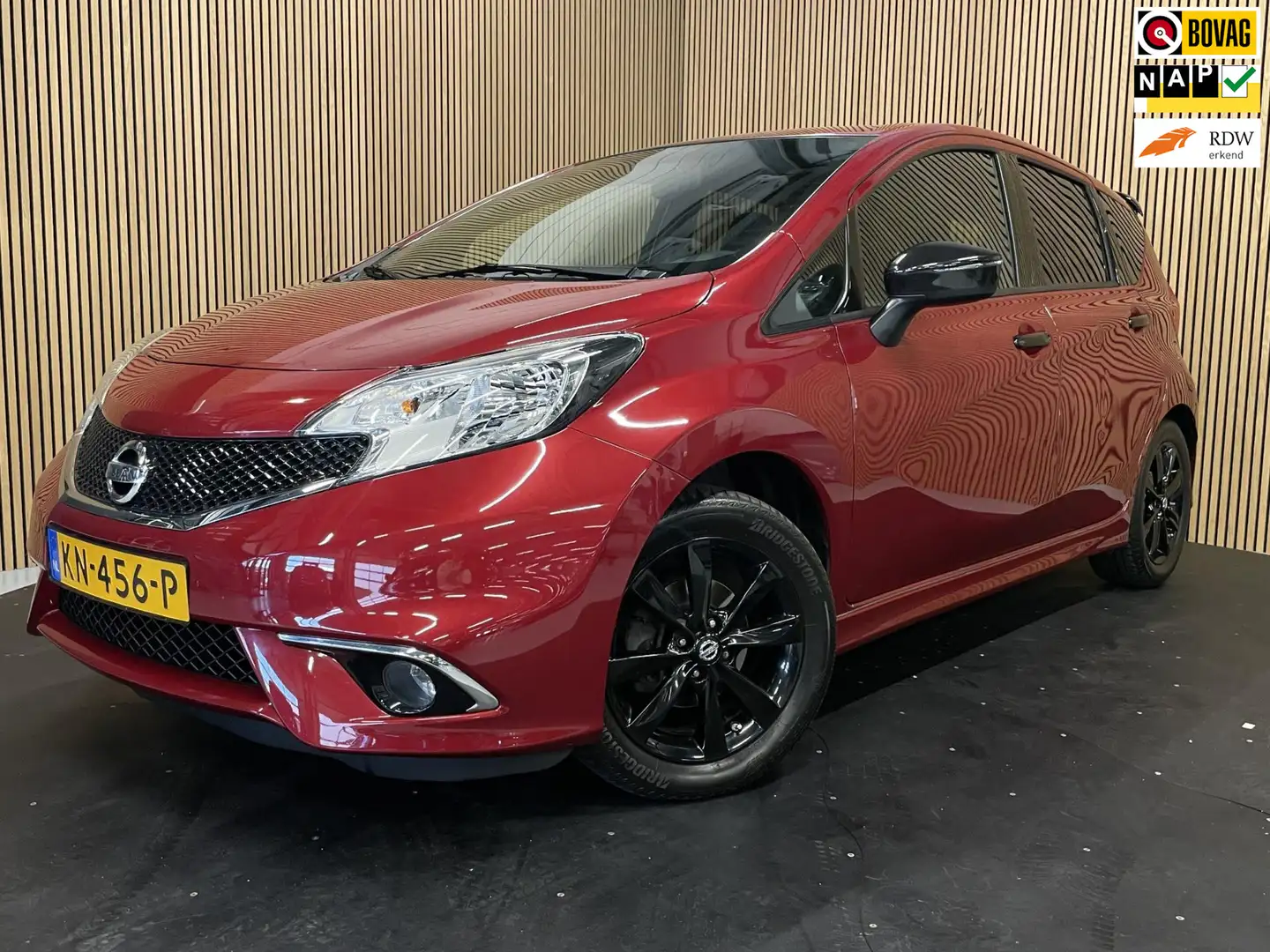Nissan Note 1.2 |BLACK EDITION|LEDER|TREKHAAK|NAVI|AIRCO|CRUIS Rot - 1