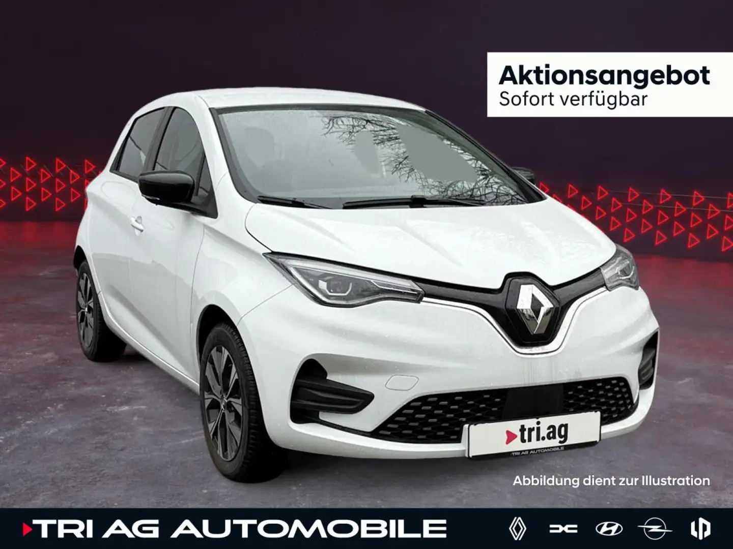 Renault ZOE Evolution EV50 110hp Klimaautomatik Keyless PDC uv Weiß - 1