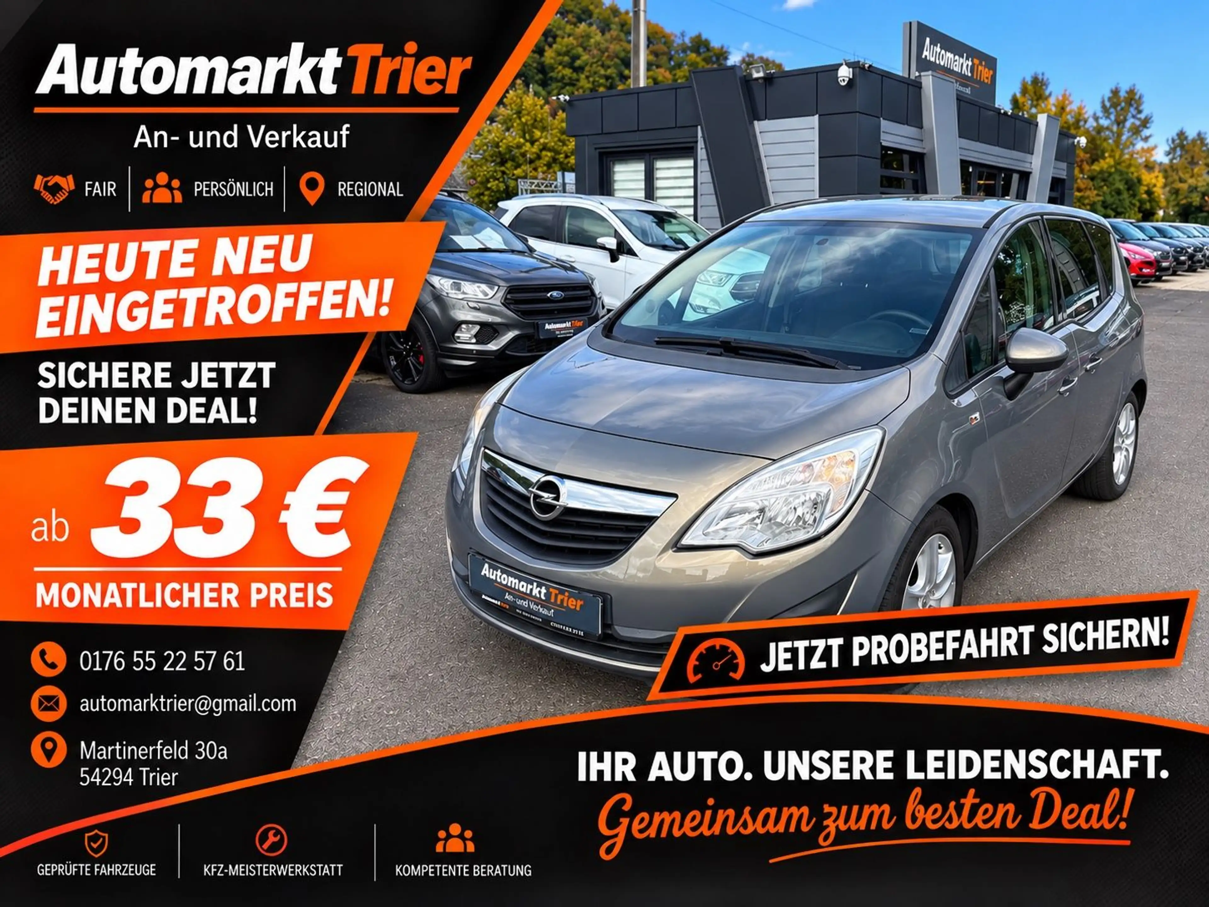Opel Meriva B Design Edition! TÜV NEU! Scheckheft!