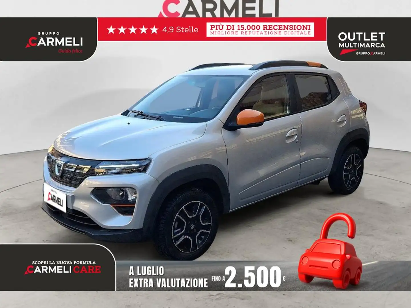 Dacia Spring Comfort Plus Electric 45 Srebrny - 1