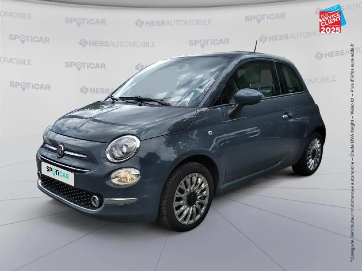 Fiat 500L 1.2 8v 69ch Lounge Gris - 1