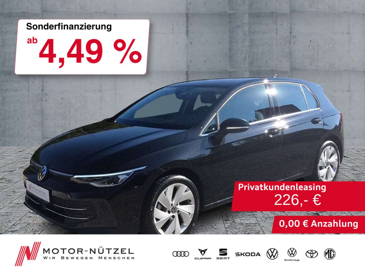 Volkswagen Golf nuo 382 €/ mėn Benzinas 2025m. Sedanas Mechaninė