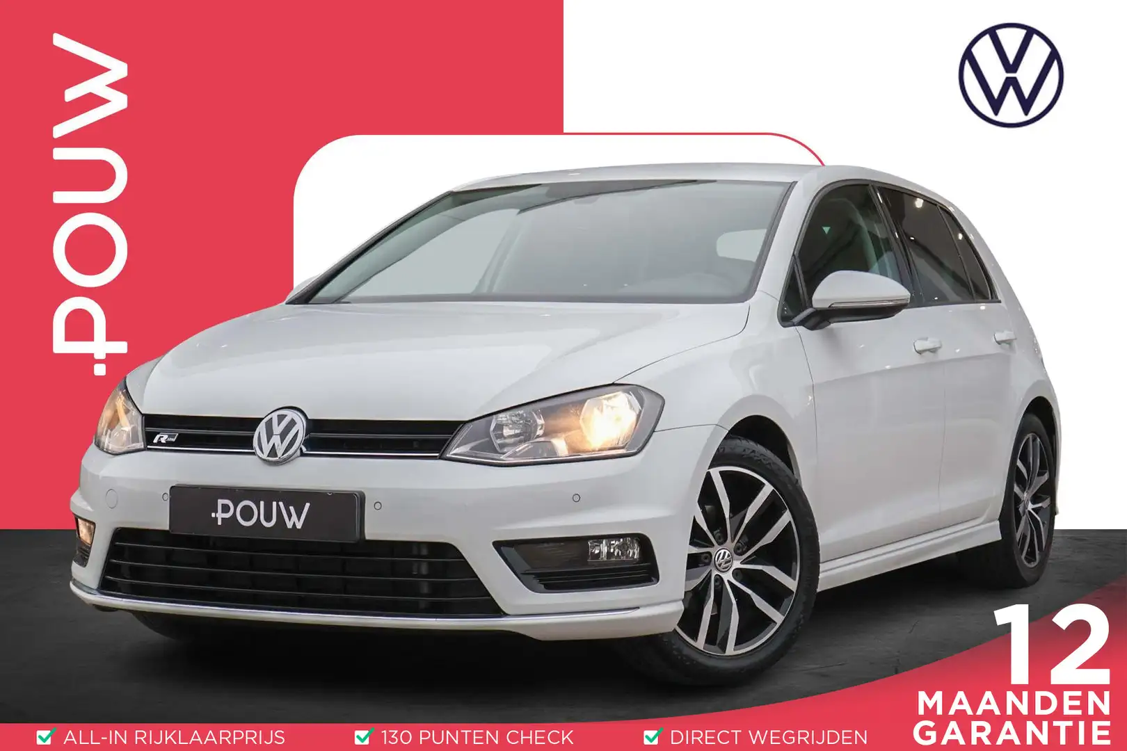 Volkswagen Golf 1.2 TSI 110pk Highline R-line | Navigatie | Camera Blanc - 1