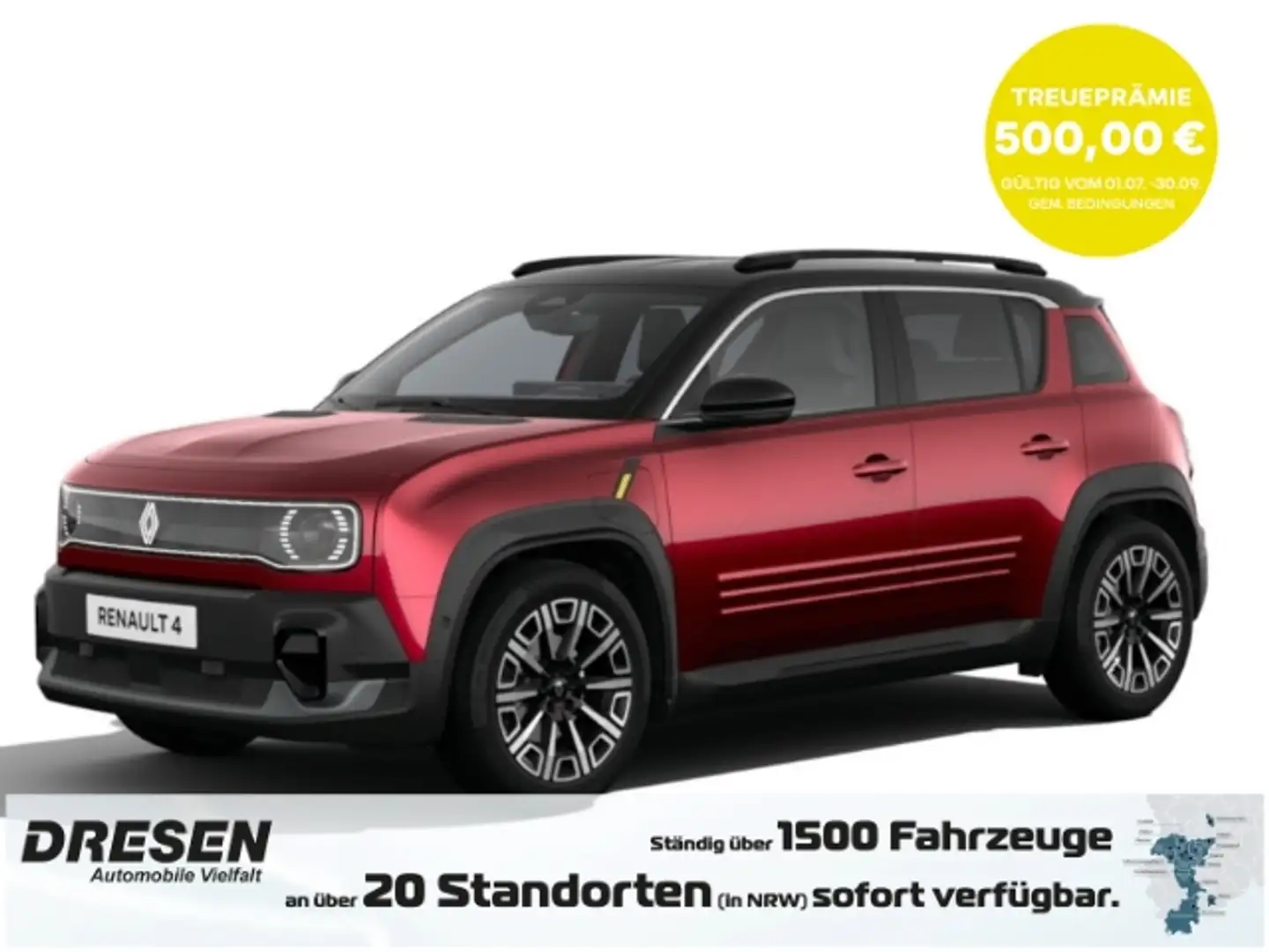 Renault R 4 E-Tech Iconic 150 LED*Kamera*Navi*Sitzheizung*Keyl Czerwony - 1