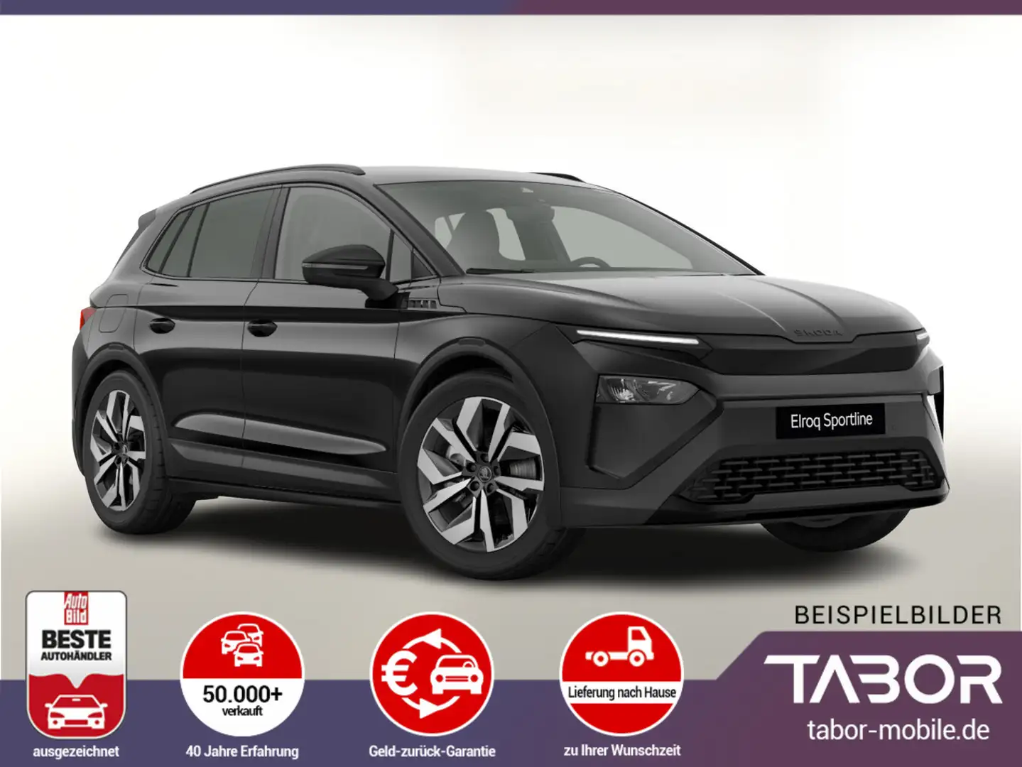 Skoda Elroq 85 Sportl LED Nav WärmeP WinterP Clever Schwarz - 1
