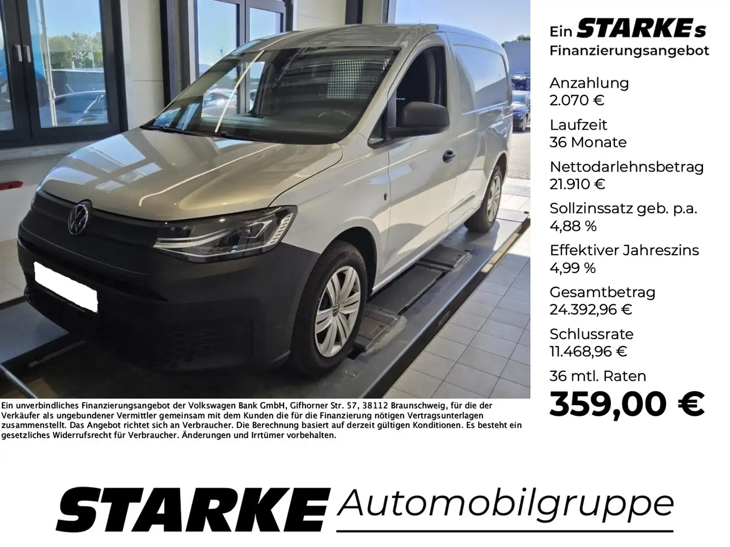 Volkswagen Caddy Maxi Cargo 2.0 TDI DSG Basis Silber - 1