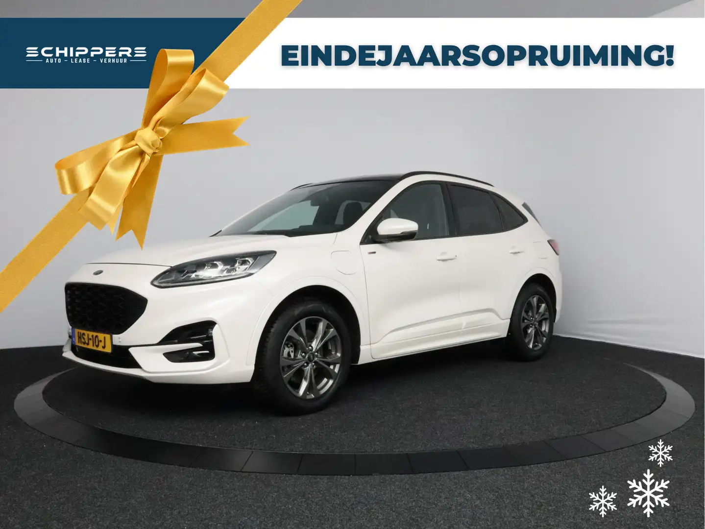 Ford Kuga 2.5 PHEV ST-Line X | glazen schuif-kanteldak | Plu Wit - 1