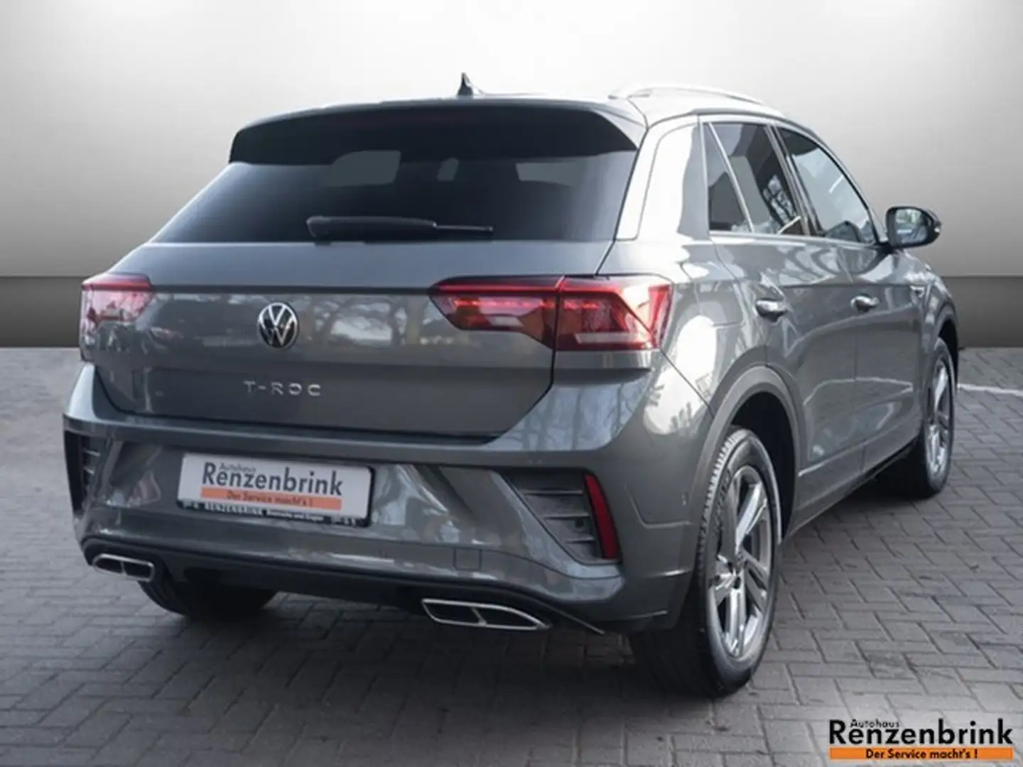 Volkswagen T-Roc R-Line TSI DSG AHK Navi Kamera ACC LED Grau - 2