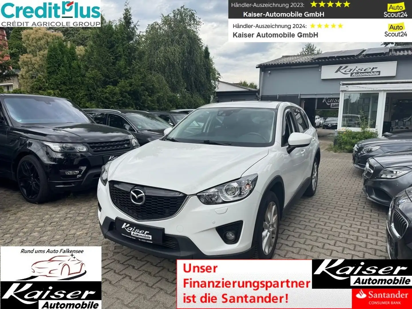 Mazda CX-5 Sports-Line AWD-Autom-Leder-Kamera-Navi-AHK-Bose Wit - 1