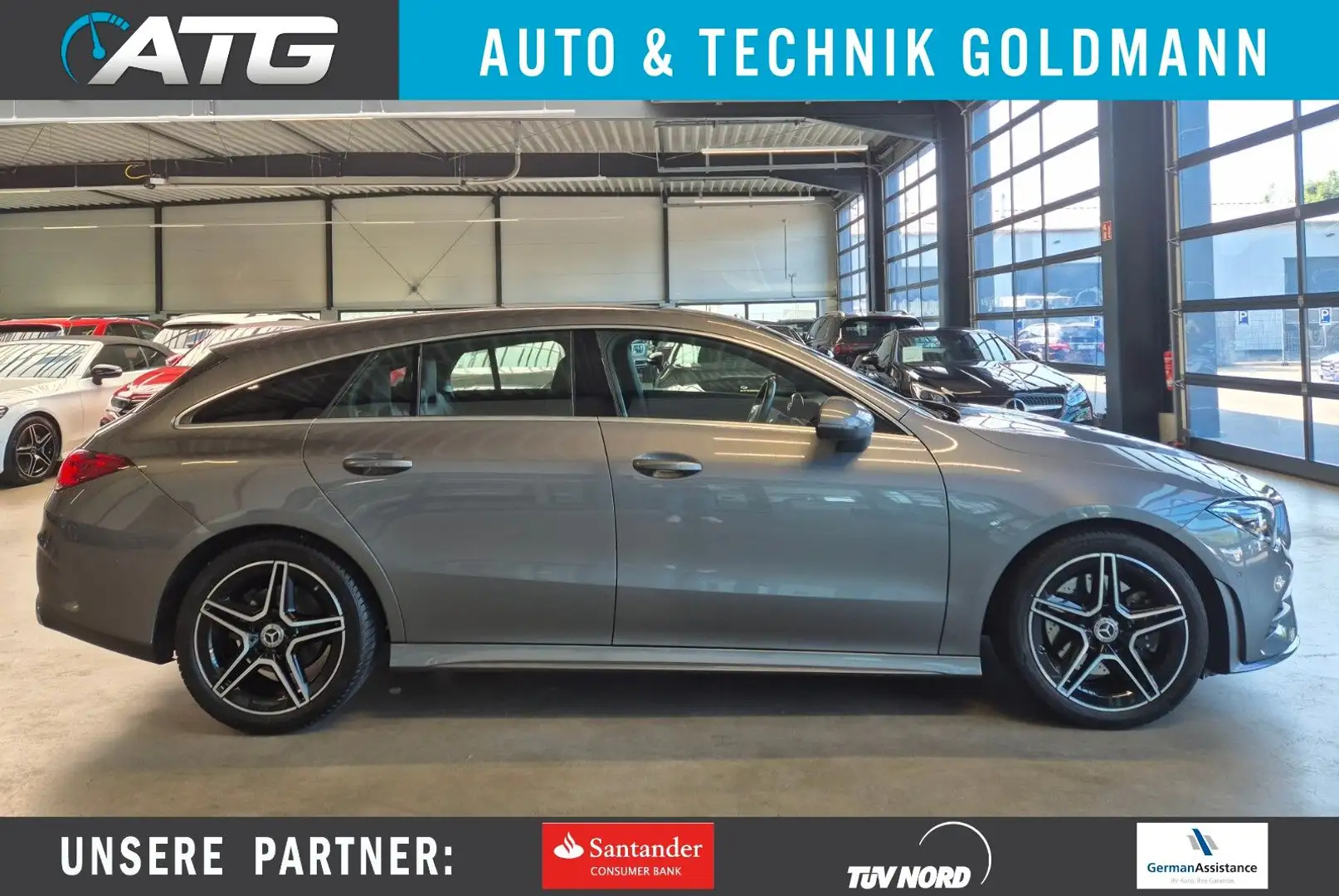 Mercedes-Benz CLA 200 SB AMG LINE TEILLEDER NAV SHZ CAMERA AHK Grau - 1