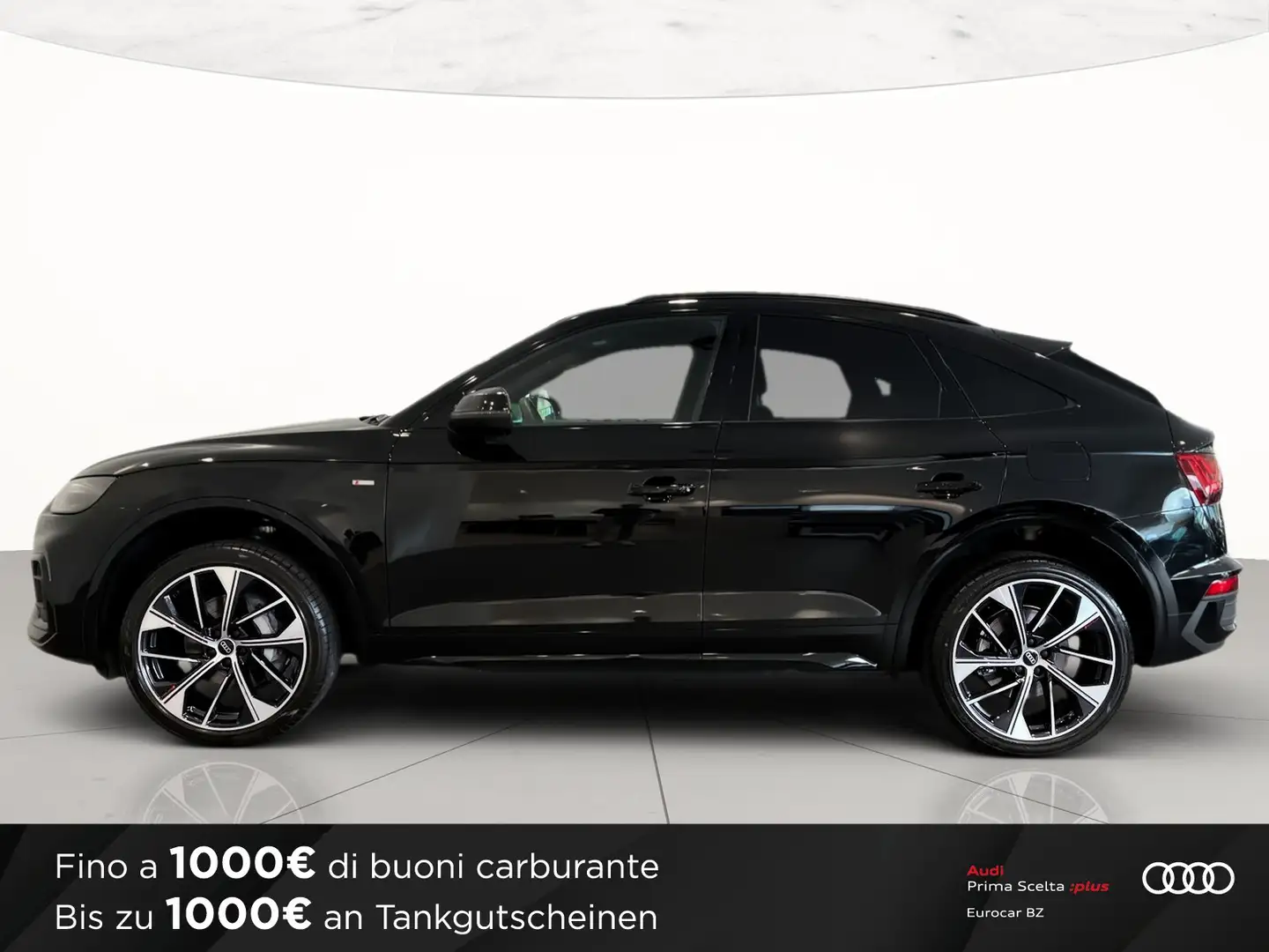 Audi Q5 sportback 50 2.0 tfsi e identity black quattro s-t Zwart - 2