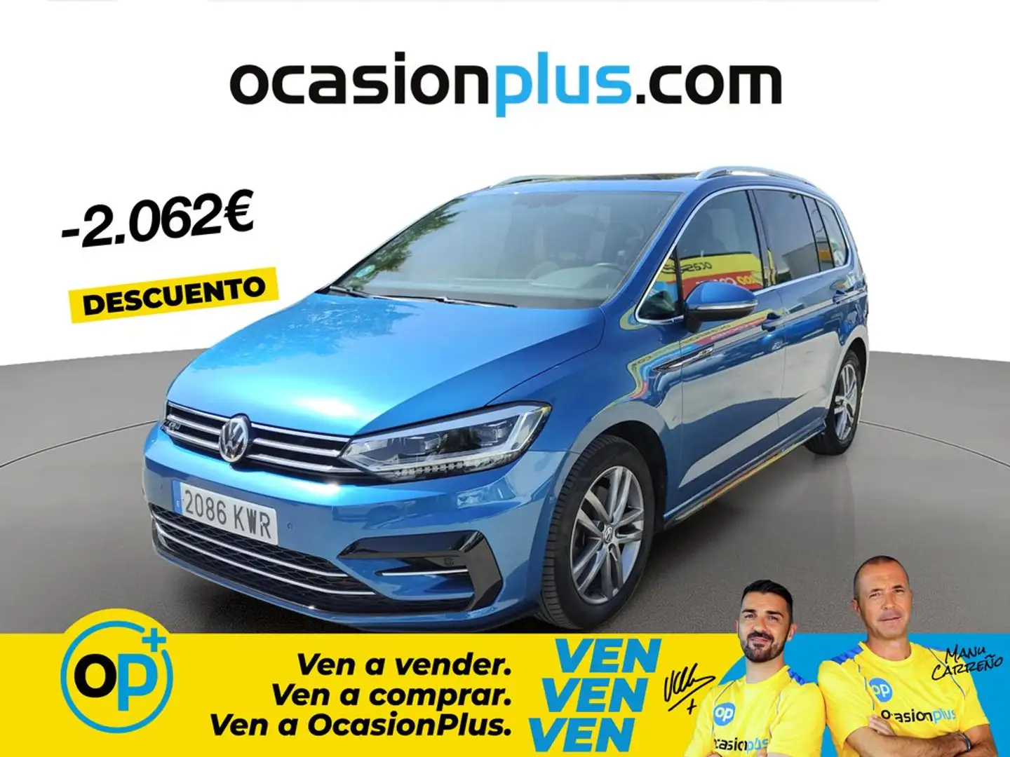 Volkswagen Touran 2.0TDI CR BMT Sport DSG7 110kW Azul - 1