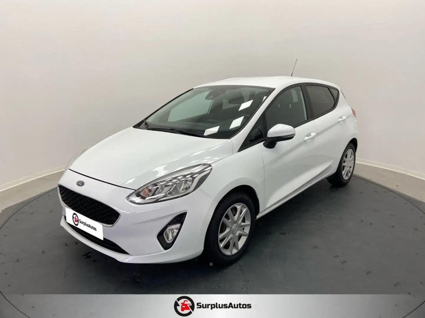 Ford Fiesta (6) 5P 1.25 82ch Titanium Blanc - 1