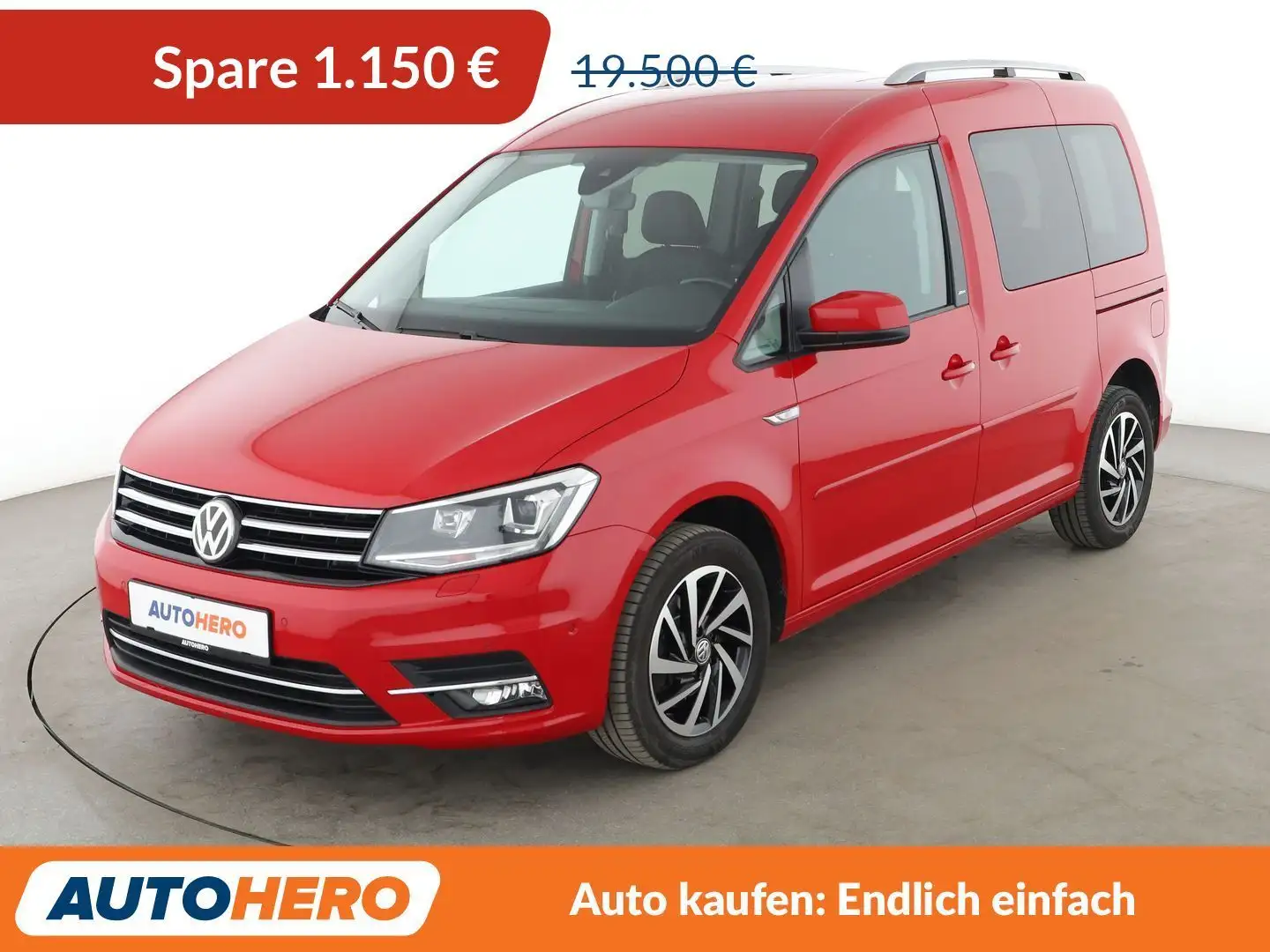 Volkswagen Caddy 1.4 TSI Join BlueMotion *ACC*PDC*SHZ*ALU* Rot - 1