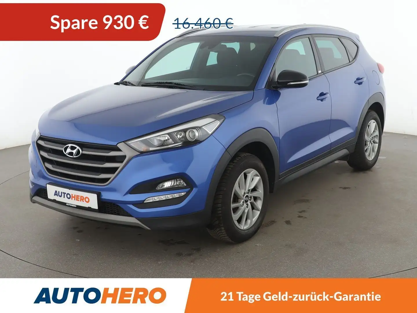 Hyundai TUCSON 1.6 Passion blue 2WD*NAVI*TEMPO*CAM*PDC*SHZ* Blue - 1