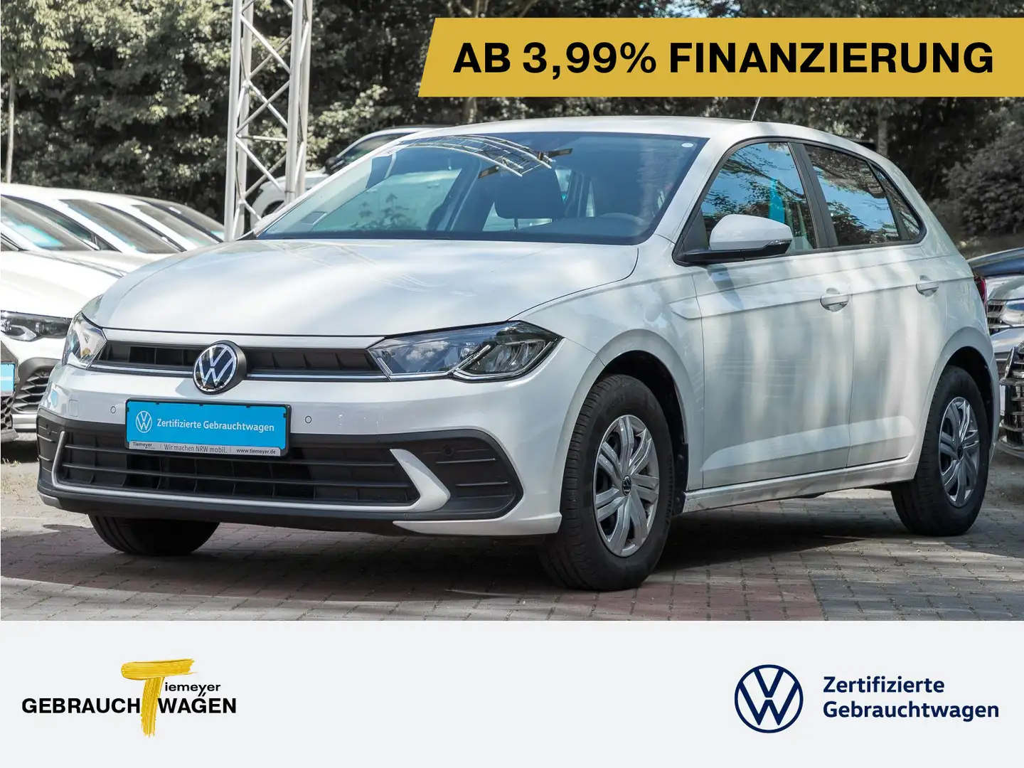 Volkswagen Polo 1.0 TSI LED SITZHZ PARKPKT VIRTUAL Wit - 1