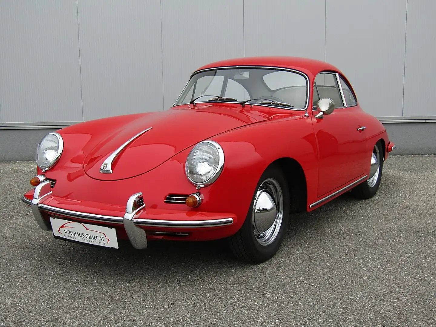 Porsche 356 B Coupe Reutter top Zustand Roşu - 1