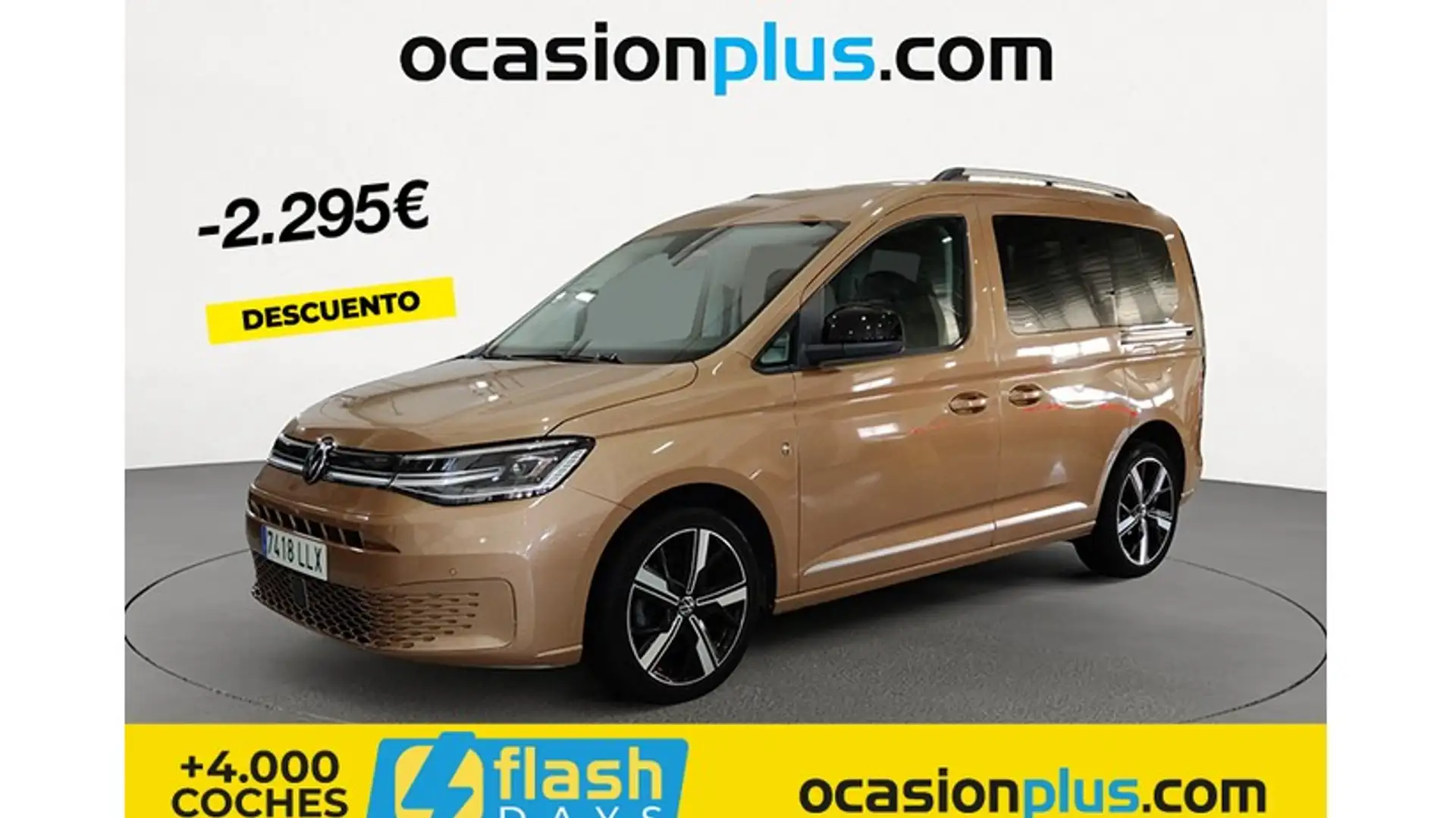 Volkswagen Caddy 2.0TDI Life 90kW Marrón - 1
