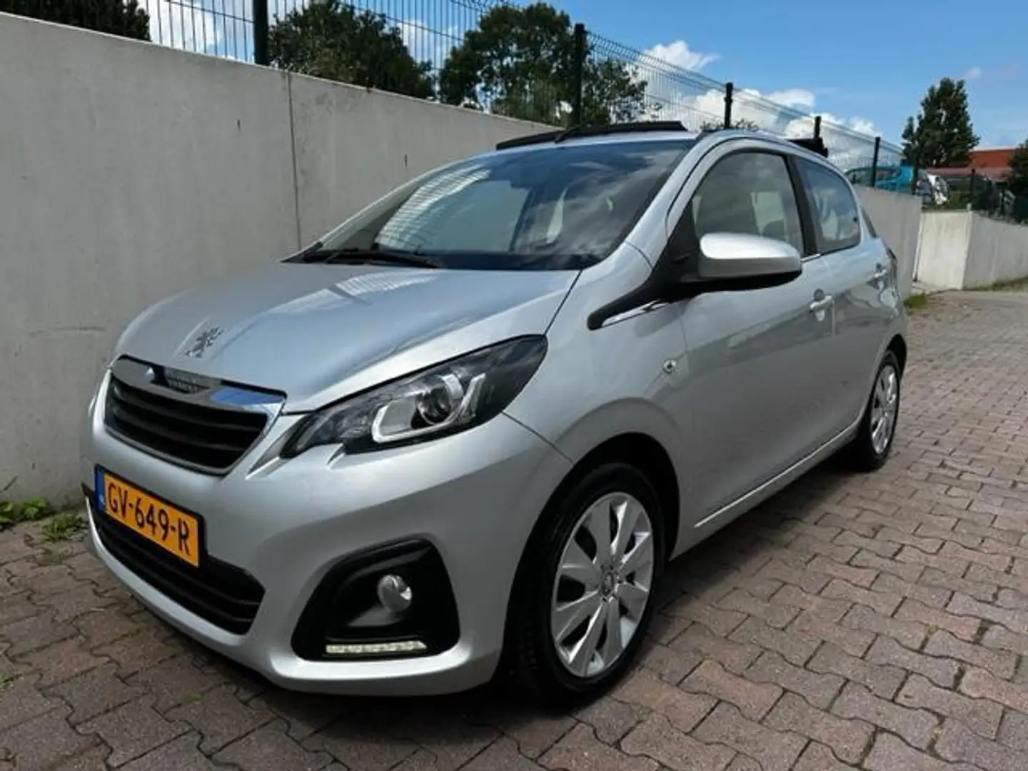 Peugeot 108 1.0 e-VTi Active TOP!/AUTOMAAT/CABRIO/AIRCO/NL AUT Gris - 2