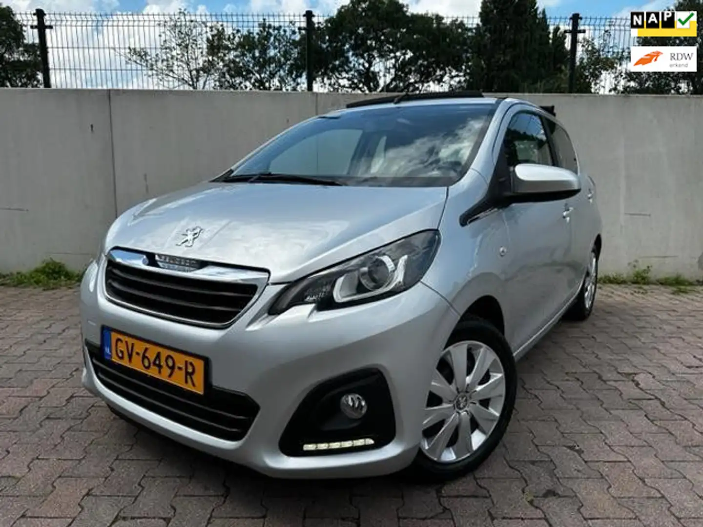 Peugeot 108 1.0 e-VTi Active TOP!/AUTOMAAT/CABRIO/AIRCO/NL AUT Gris - 1