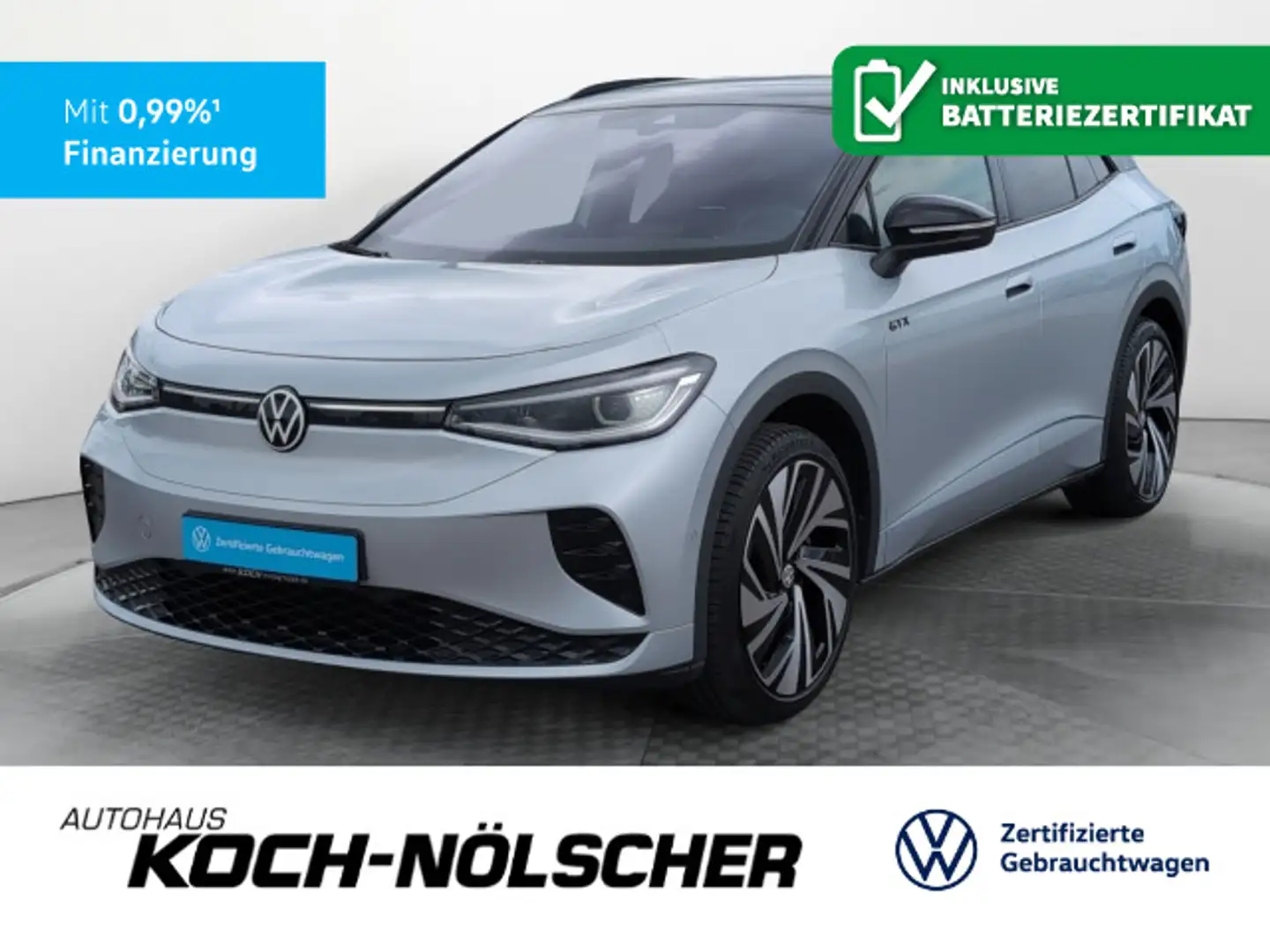 Volkswagen ID.4 GTX 220 kW 4M Navi LED AHK Argent - 1