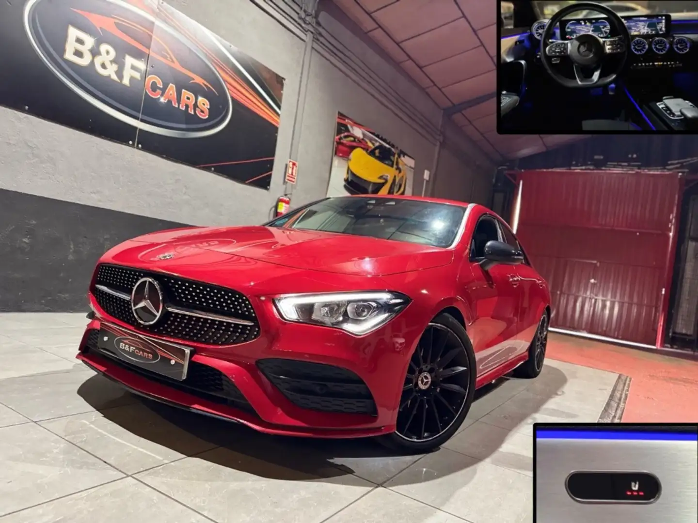 Mercedes-Benz CLA 200 7G-DCT Rojo - 1