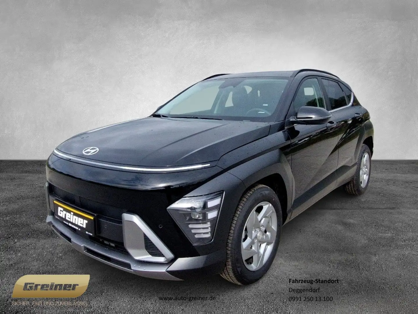 Hyundai KONA 1.6 T-GDI Trend NAVI|KAMERA|PDC|SHZ|LRHZ Schwarz - 1