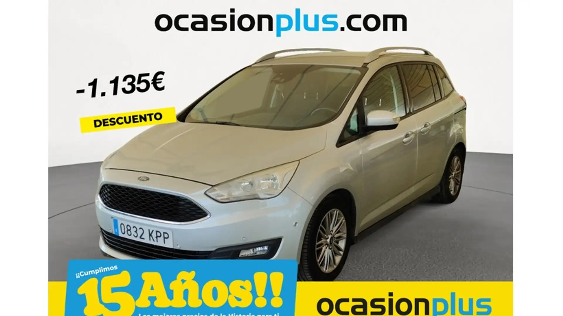 Ford Grand C-Max 1.0 EcoB. Auto-S&S Trend+ 125 Argent - 1