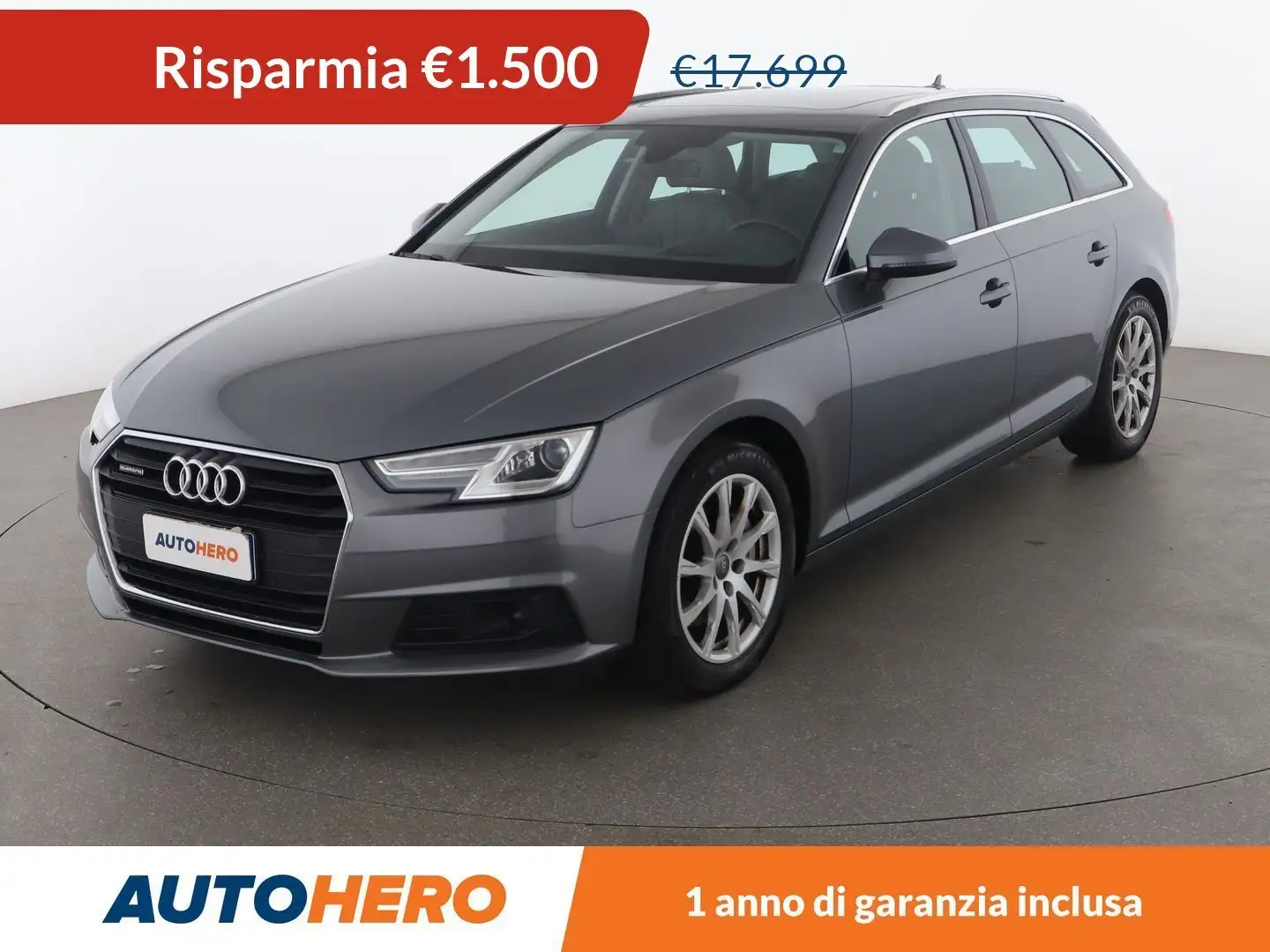 Audi A4 2.0 TDI 190 CV S tronic quattro Grigio - 1