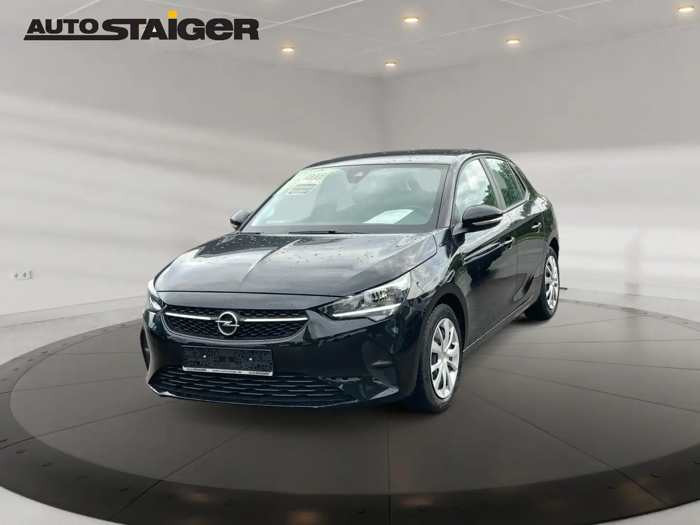 Opel Corsa F 1.2 Turbo Edition KAM Navi PDC Zwart - 2