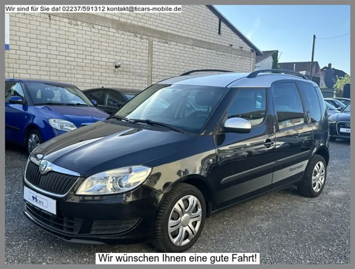 Skoda Roomster 1.6 *1.Hand,PDC,Klimaut,SHZ* Schwarz - 1