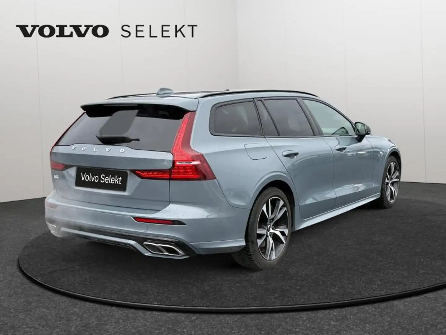 Volvo V60 T6 R-Design / Hybride Gris - 2