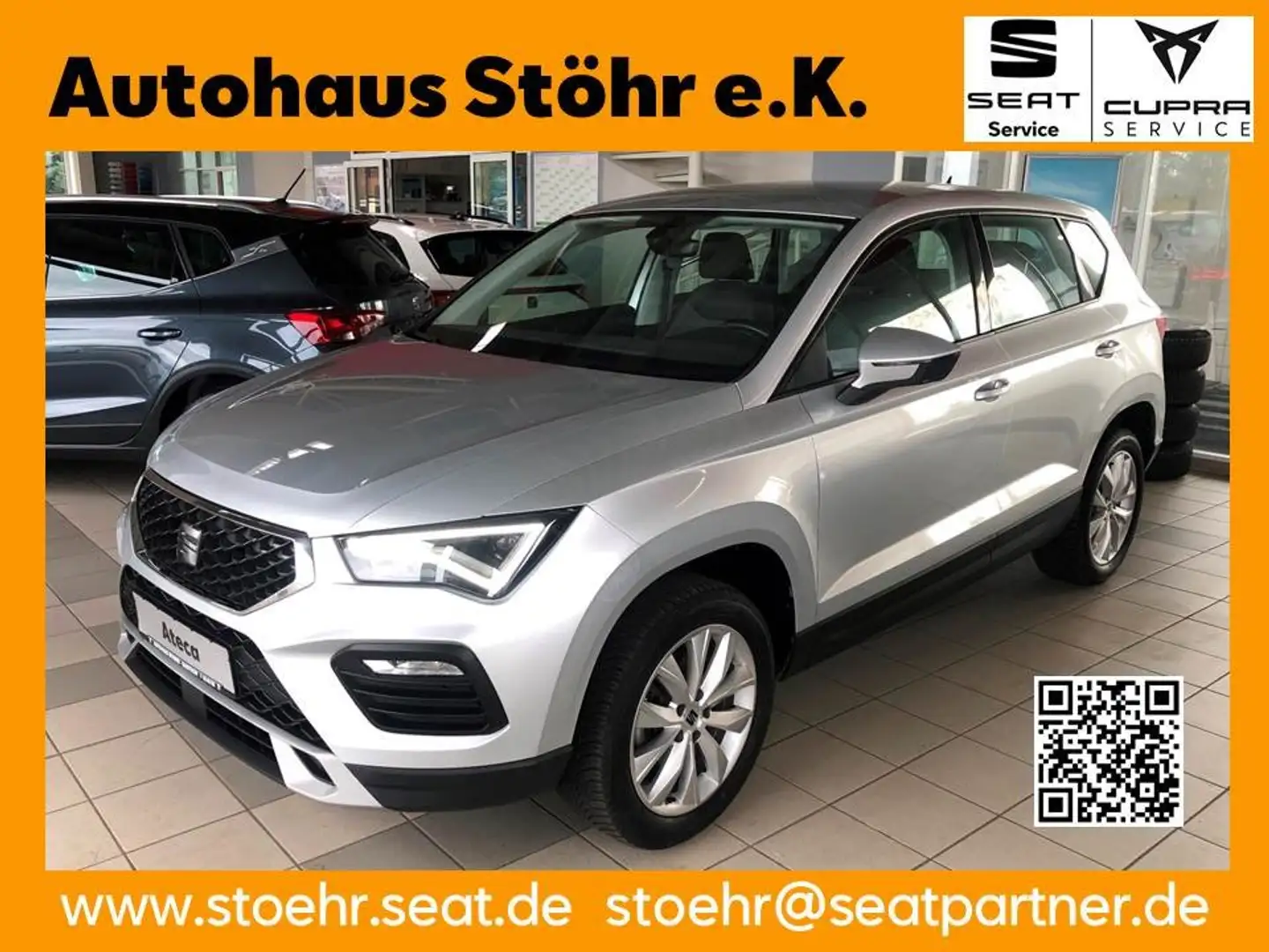 SEAT Ateca 1.5TSI Anhängerzug, Navi, Ganzjahresreifen Grau - 1