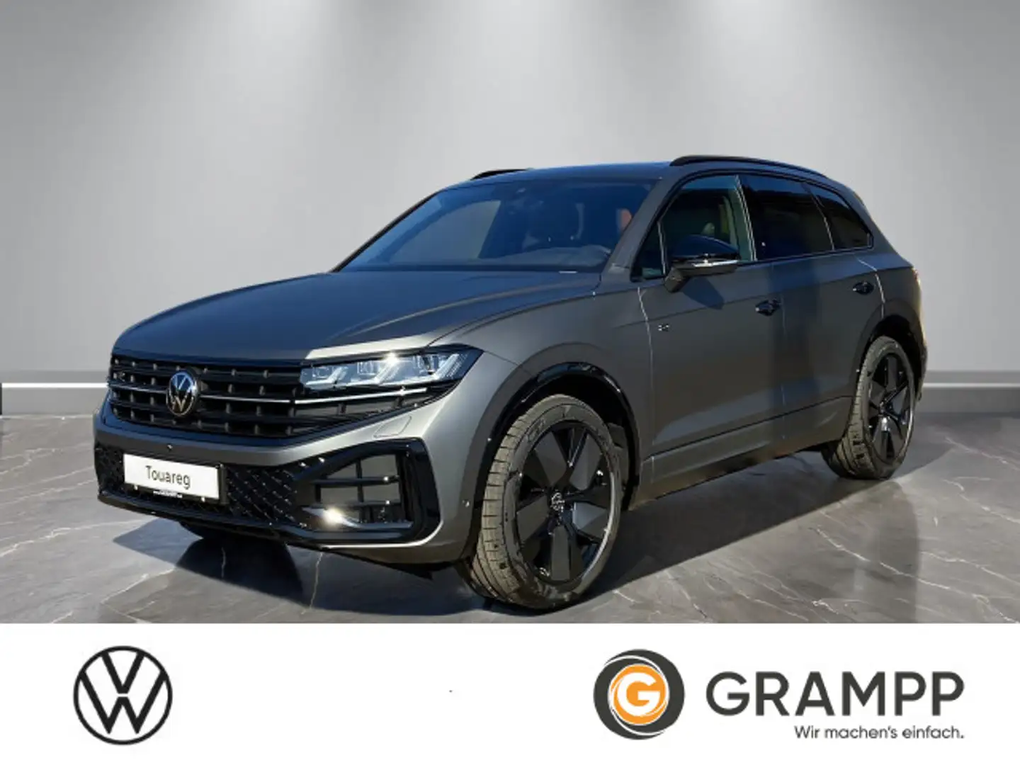 Volkswagen Touareg R-Line 3,0 l V6 TDI SCR 4M AHK+PANO+KAME Grau - 1