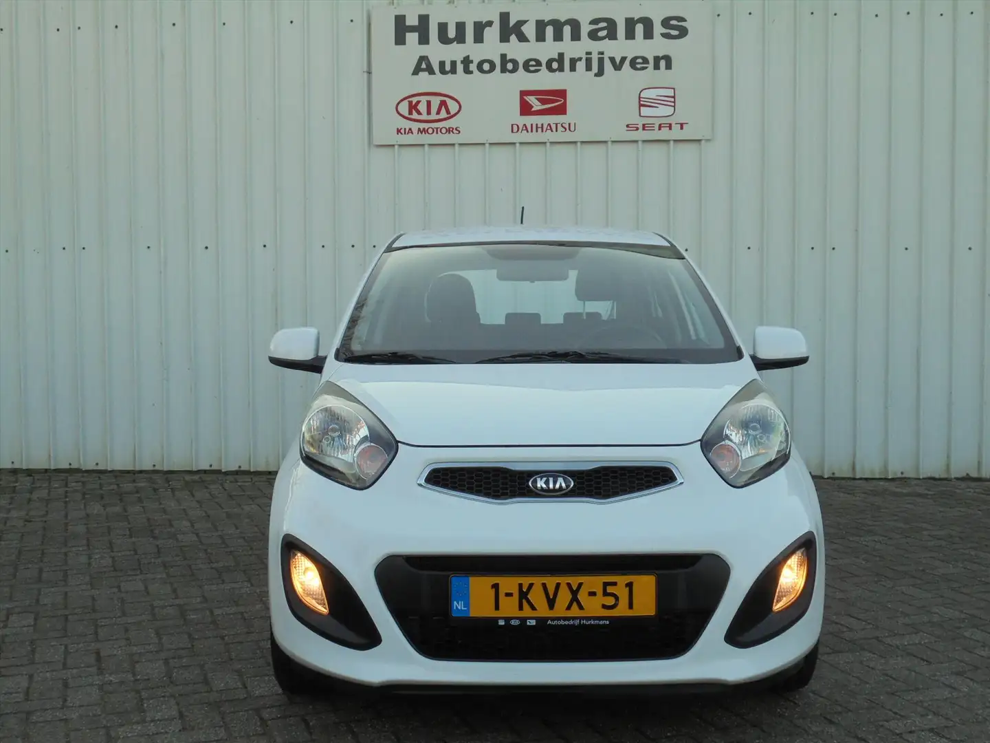 Kia Picanto 1.0i 5-DRS 1e EIGENAAR DEALER ONDERHOUDEN Білий - 2