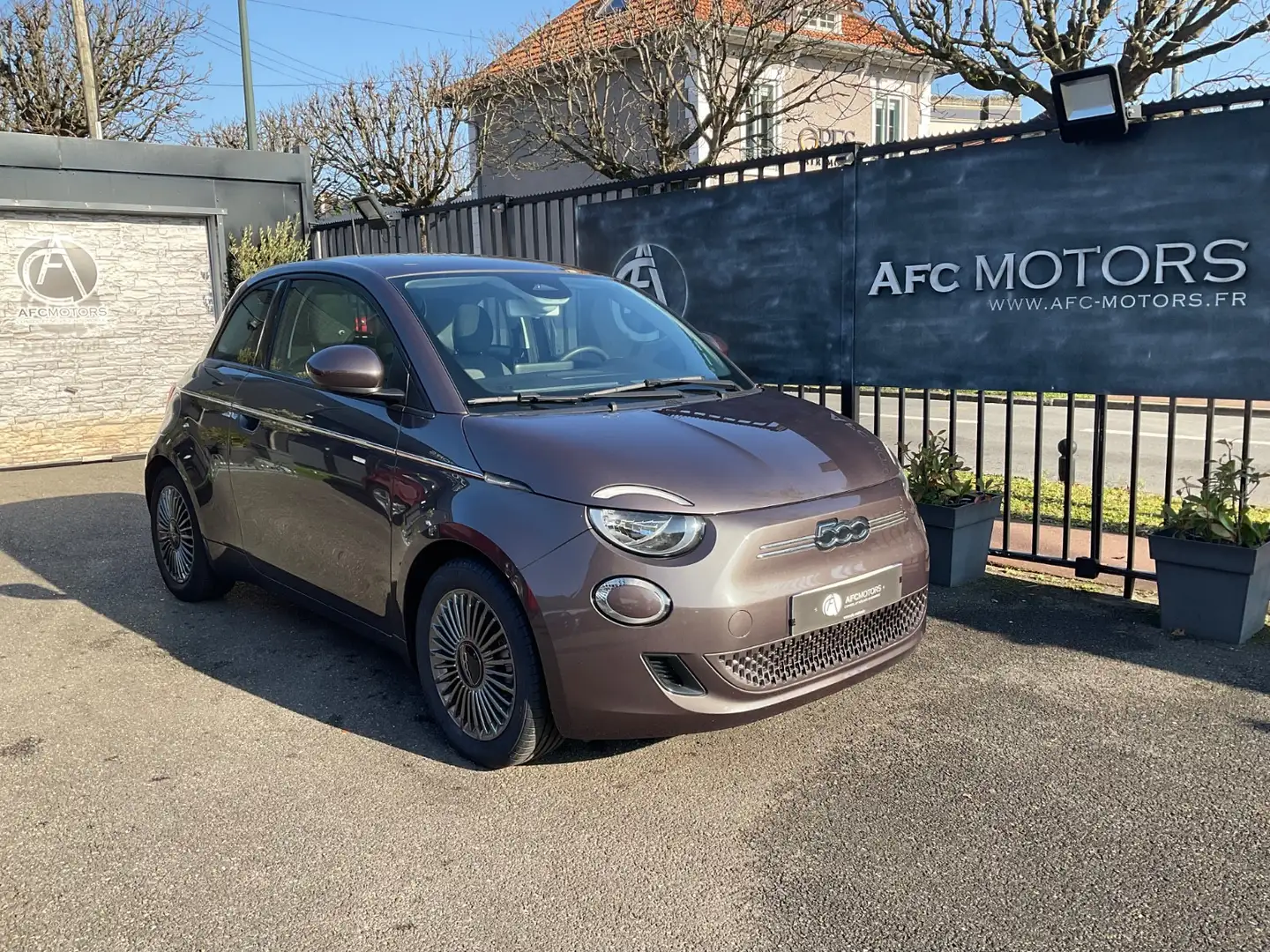 Fiat 500e 500 e 118 Ch Icone Gris - 1
