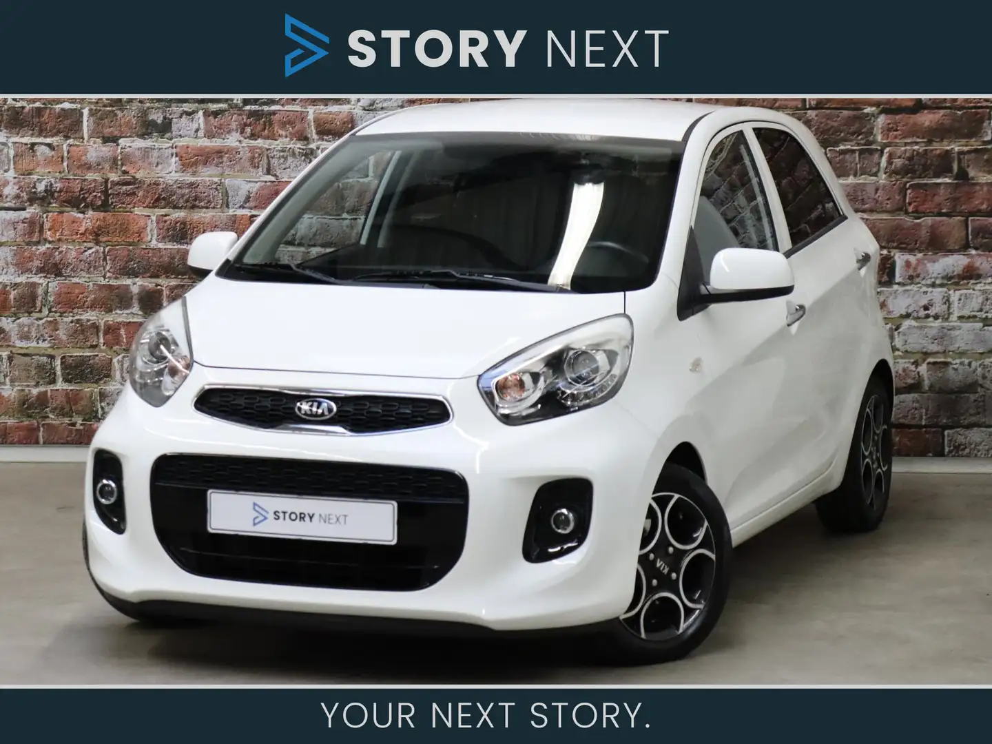 Kia Picanto 1.0 CVVT First Edition / Climate Control / Elektri Blanc - 1