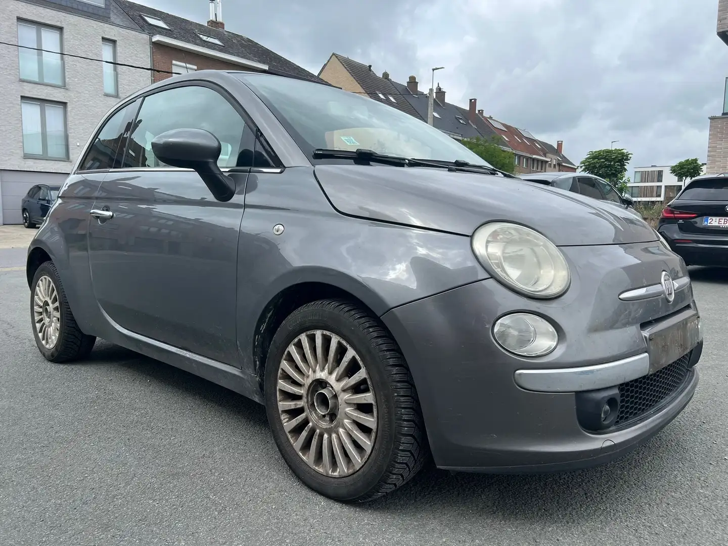 Fiat 500 500 1.3 Multijet Lounge Stop Gris - 2