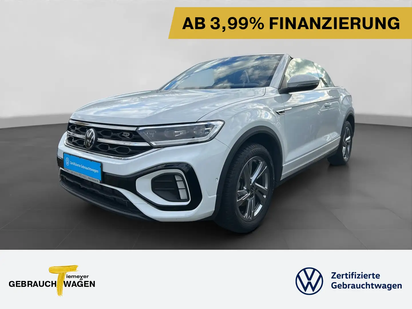 Volkswagen T-Roc 1.5 TSI DSG R-LINE LED AHK NAVI Weiß - 1