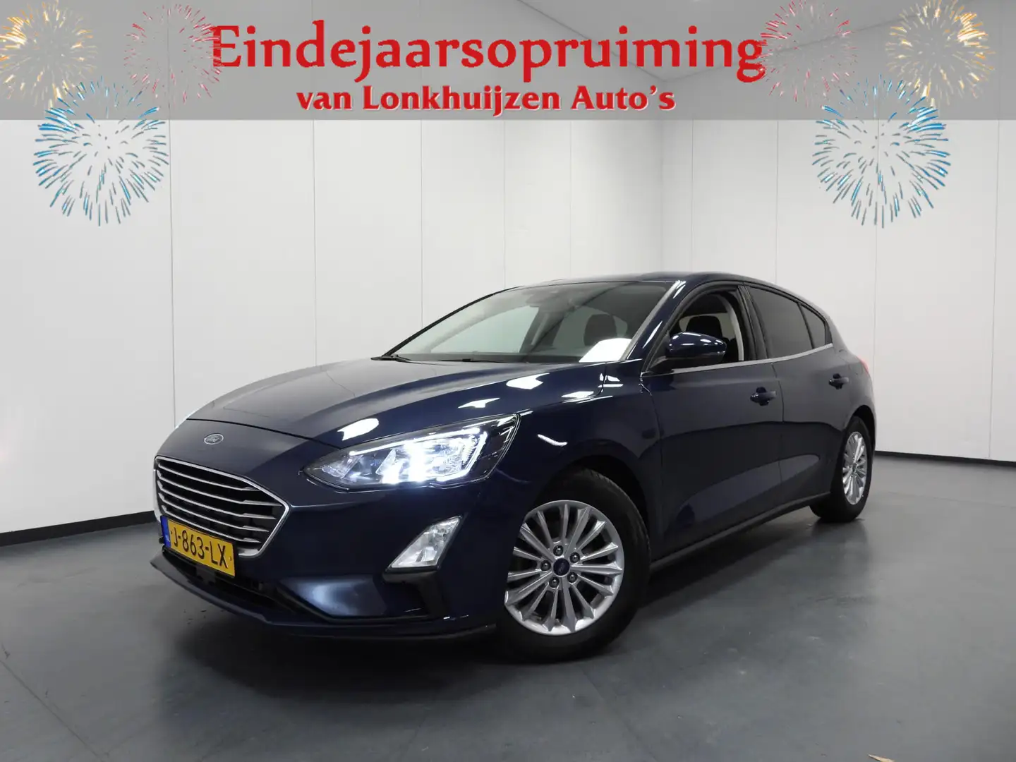 Ford Focus 1.0 EcoBoost Hybrid Titanium X Business NAVI/CAMER Bleu - 1