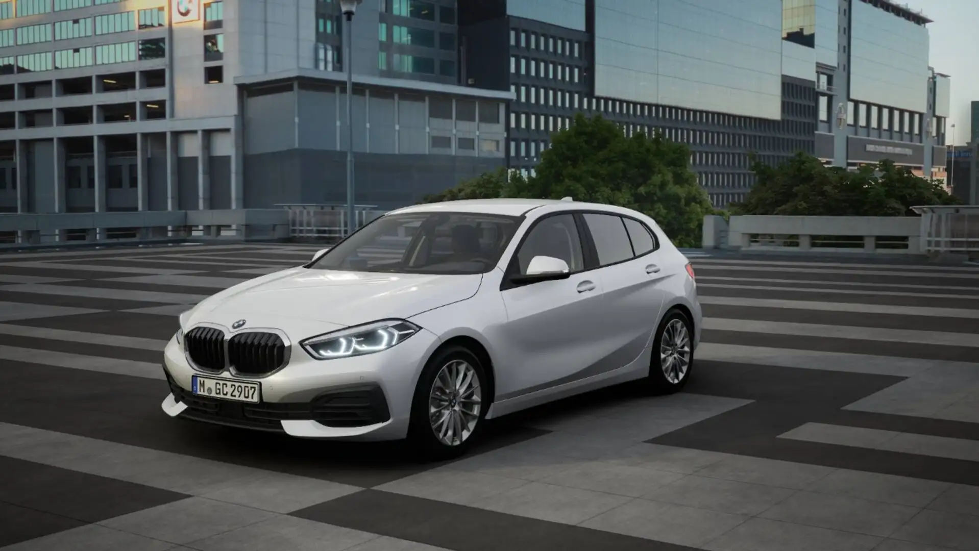 BMW 118 i Advantage LED SpurAss Navi ParkAss RFK AUT PDC Wit - 1
