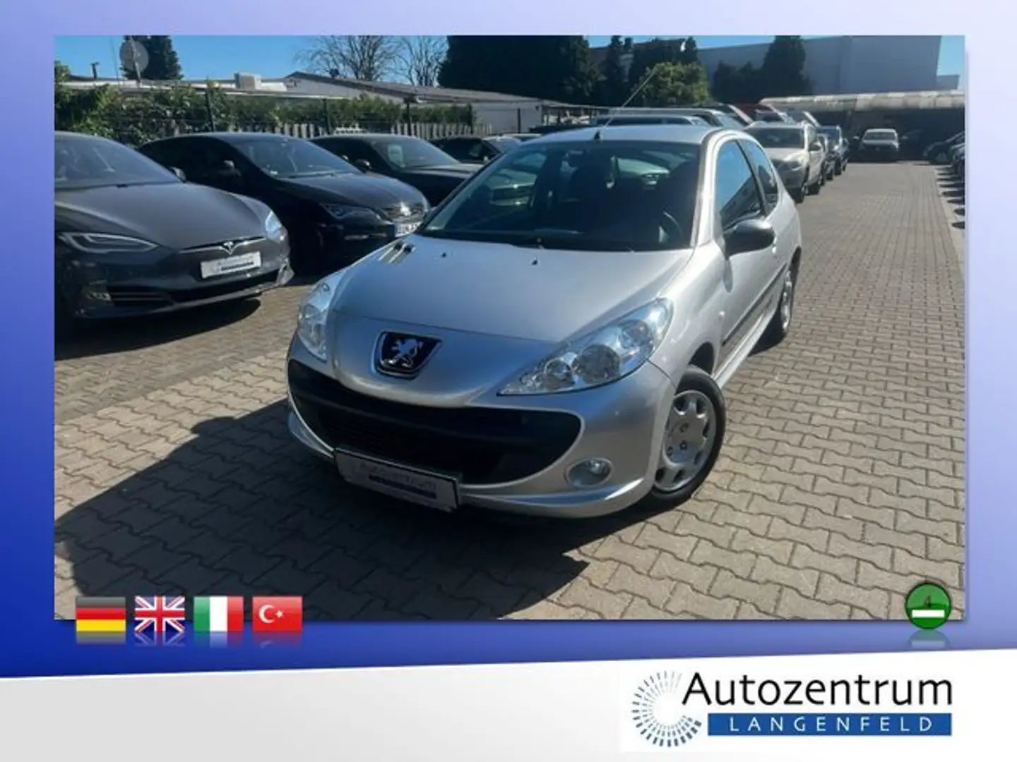 Peugeot 206 + *KLIMA*TÜV 09.26* Zilver - 1