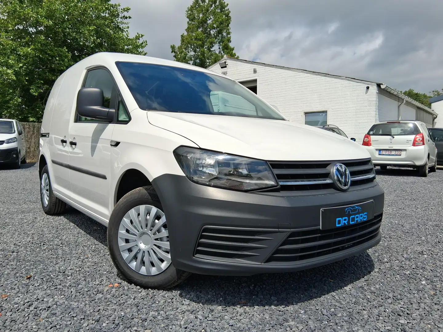 Volkswagen Caddy Lichtevracht-2.0 TDI Trendline-Airco-pdc Weiß - 2
