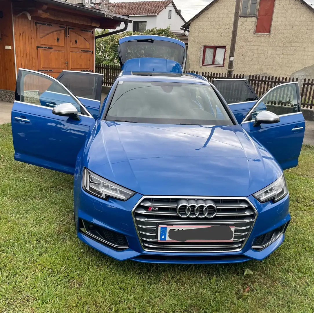 Audi S4 Avant 3,0 TFSI quattro S-tronic Blau - 1