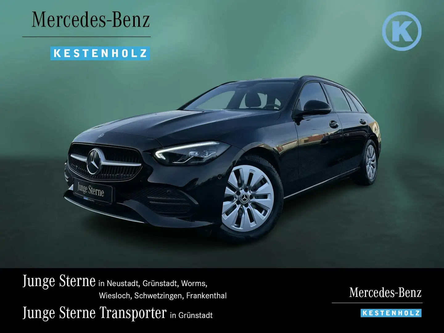 Mercedes-Benz C 200 C 200 d T KAMERA+EASYP.+SITZHZ+LED+NAVI+CARPLAY Schwarz - 1