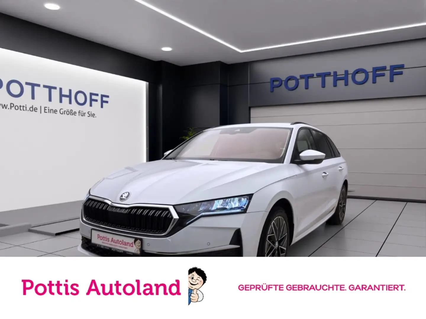 Skoda Octavia Combi 1.5 TSI SELECTION AHK NAV KAMERA LED Blanc - 1