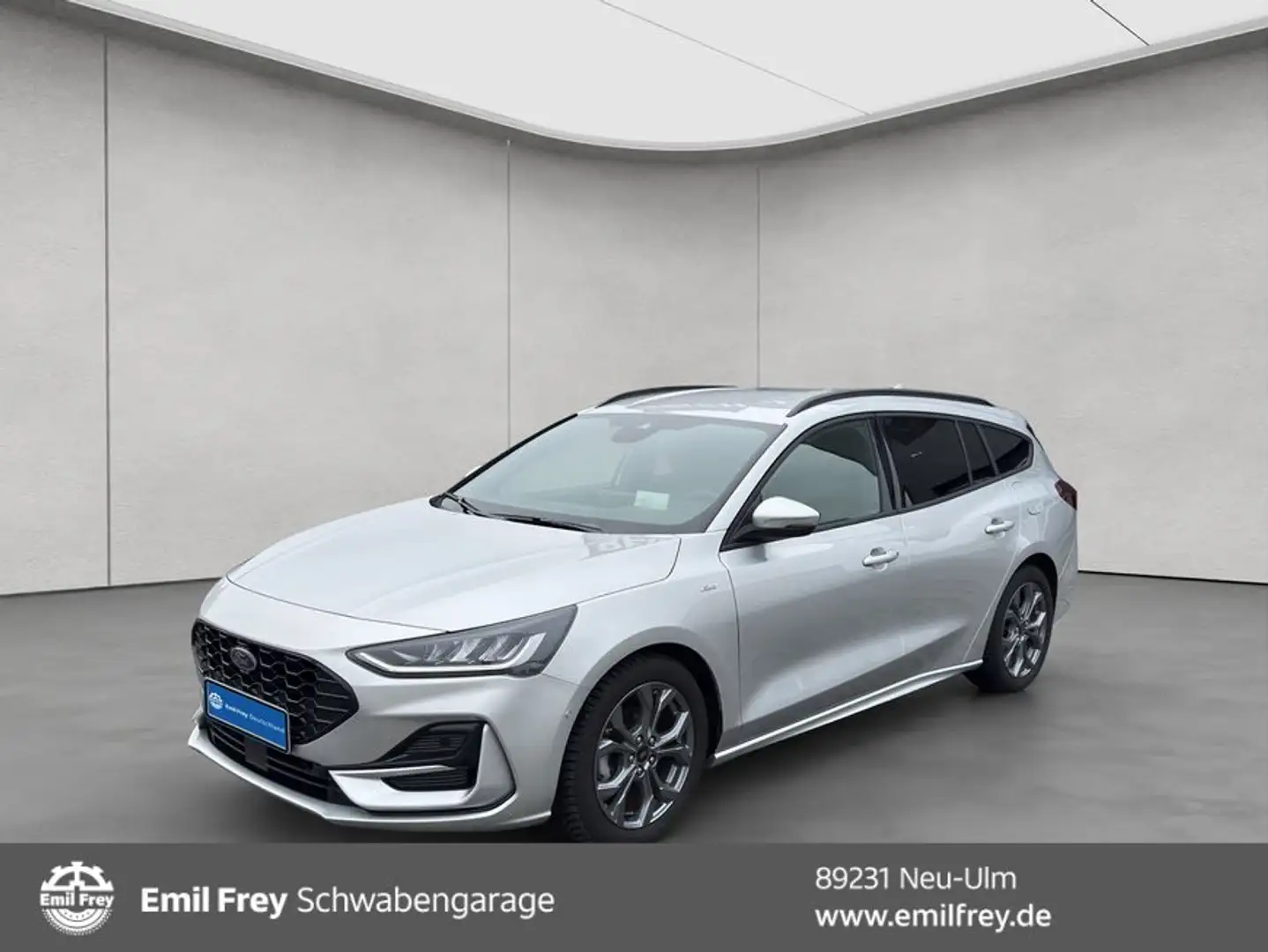 Ford Focus Turnier 1.0 EcoBoost Hybrid ST-LINE X *AHK* Silber - 1