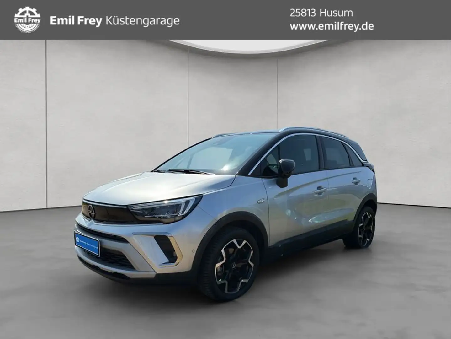 Opel Crossland Crossland 1.2 Automatik Elegance AHK, NAVI, SHZ, Grau - 1